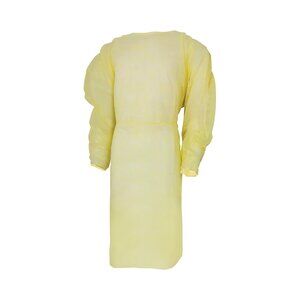 Procedure Gown McKesson One Size Fits Most Yellow NonSterile #GOWN01D50CP 12-Pac